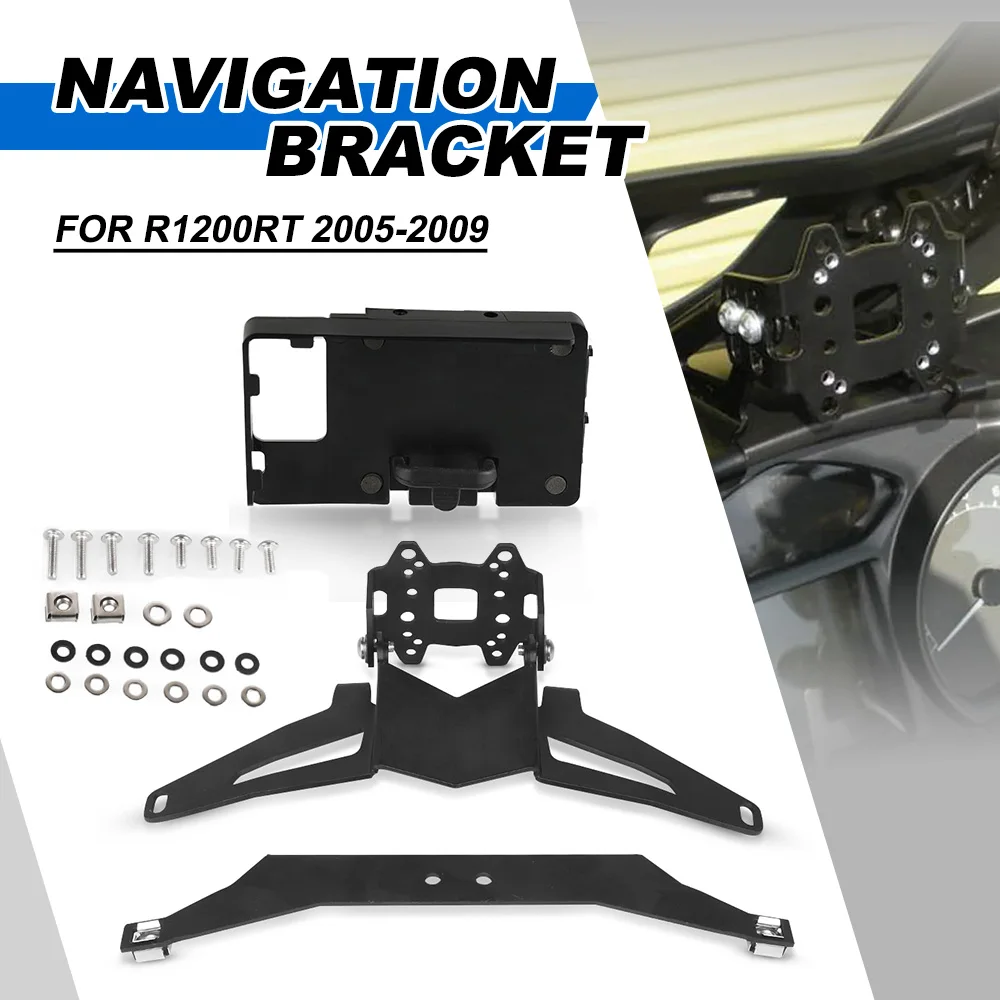

For BMW R1200RT 2005-2009 R1200 RT 2006 2007 2008 Motorcycle Navigation Bracket GPS Mount Phone GPS Plate Bracket Support Holder
