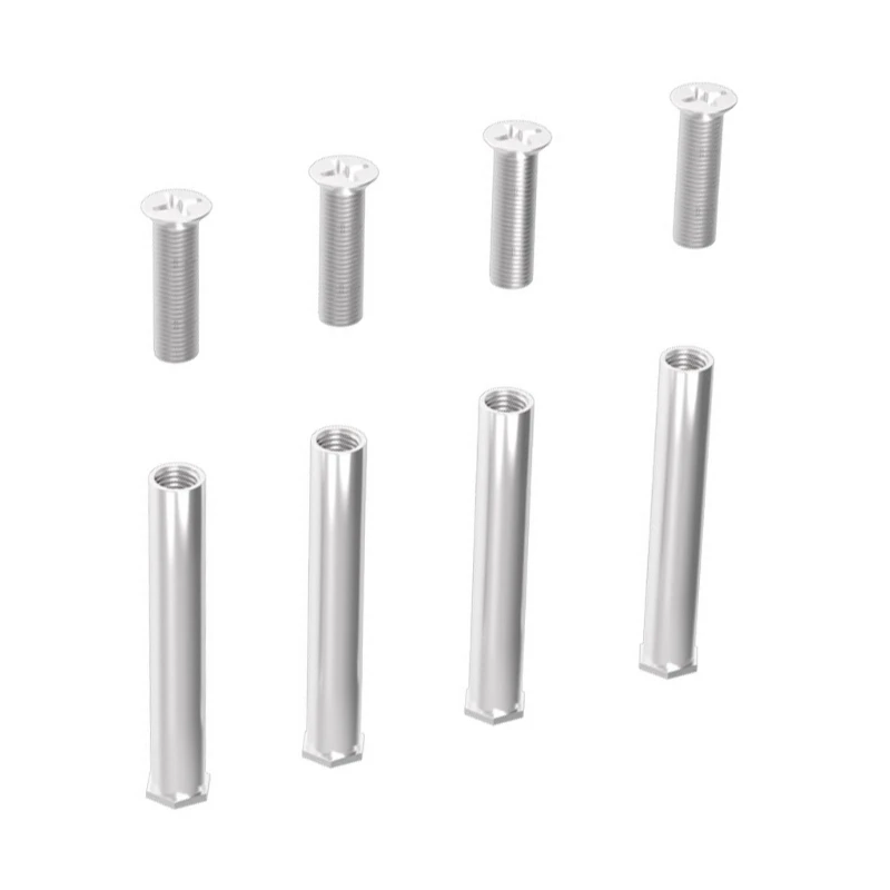 4pcs Long Screws for 25mm Thickness Computer Fan Long Screws Replacement Screws Computer Fan Accessories