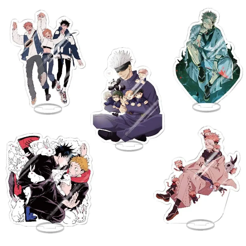 

Jujutsu GojoSato ItaFushi KiriDeku Couple Boys Romance IzuKiri Stand Model Plate Decoration Desk Figure Display Friends Gifts