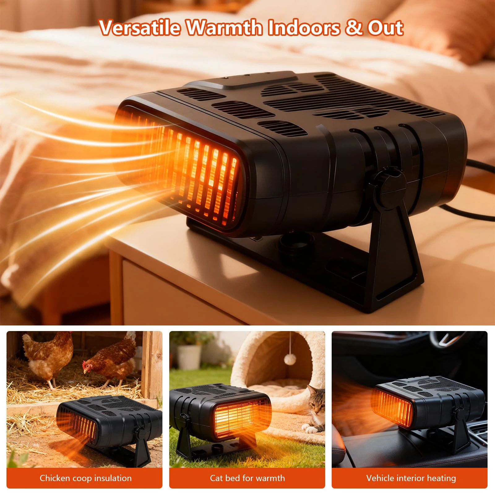 

Solar Panel Greenhouse Heater Kit Overheating Protection Solar Heater PET Small Greenhouse Heaters for Drying Heating Pet House