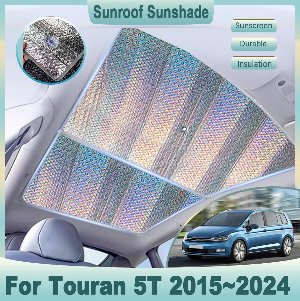 

Car Skylight Sunshade For Volkswagen VW Touran 5T 2015~2024 Sunroof Sun Visor Curtain Heat Insulation Cover Accessorie 2017 2016