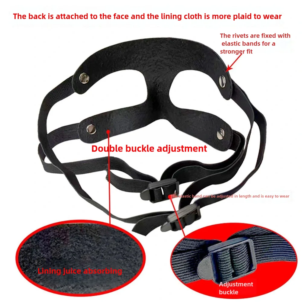 1 Stück Fußballmaske Nasenschutz Schild Basketballmaske mit Polsterung Nasenschutz für Kinder Männer Frauen Kinder Jungen Teenager – Detail 15