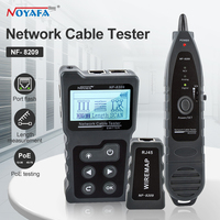 NOYAFA NF-8209 Network Cable Tester Ethernet Cable Tracker Poe Checker LCD Display Measure Length Wiremap Tester Network Tools