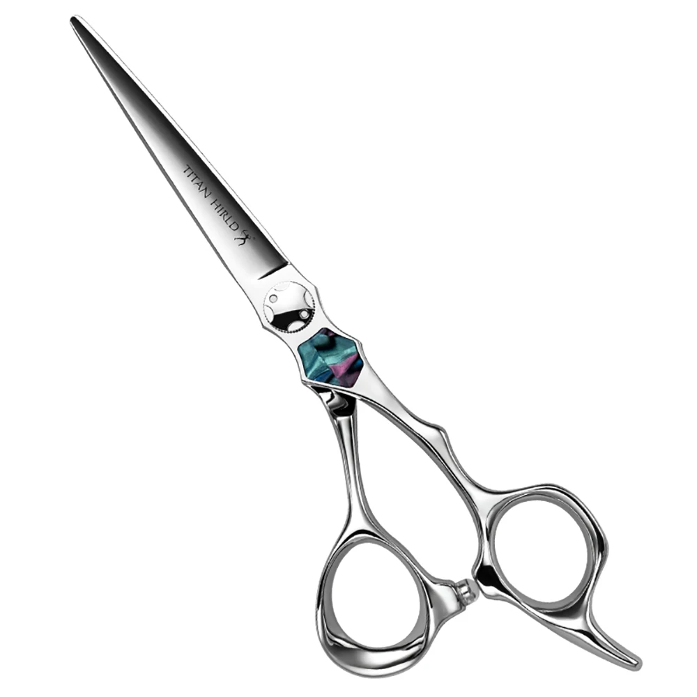 Ciseaux de coiffeur Titan, ciseaux de coiffure de qualité professionnelle pour stylistes, coupe fine, ciseaux de cheveux en acier japonais CNC