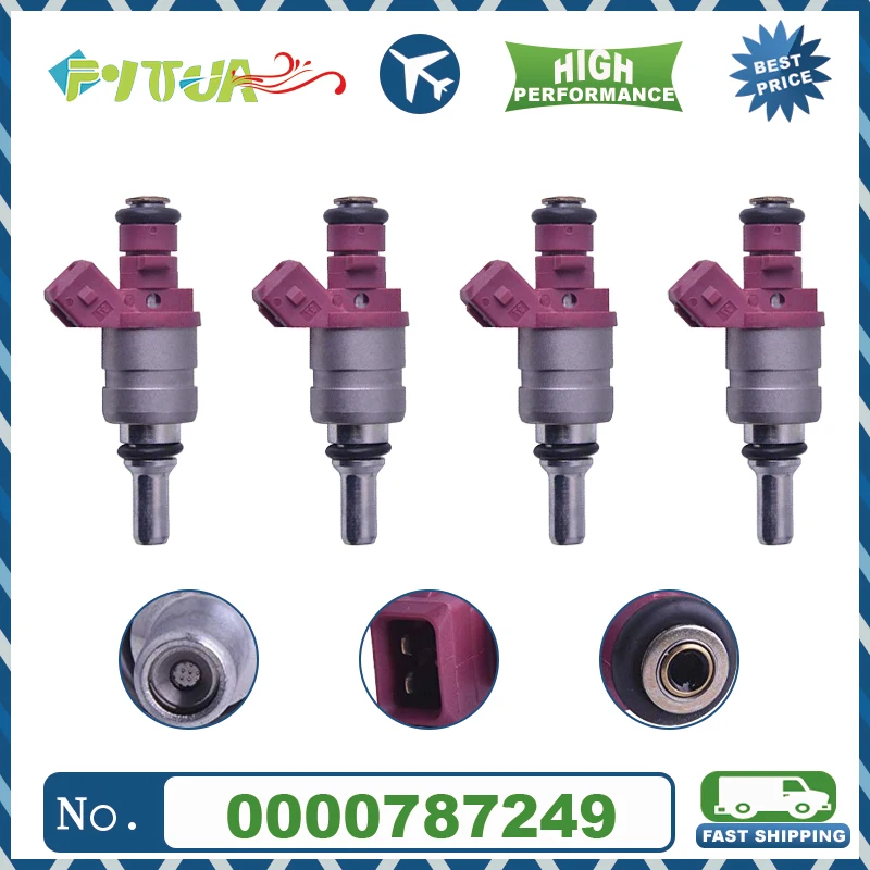 4pcs Fuel injector 0000787249 For Mercedes Benz C Class W203 CL203 C230K 2.3L 0000787249 New Arrival