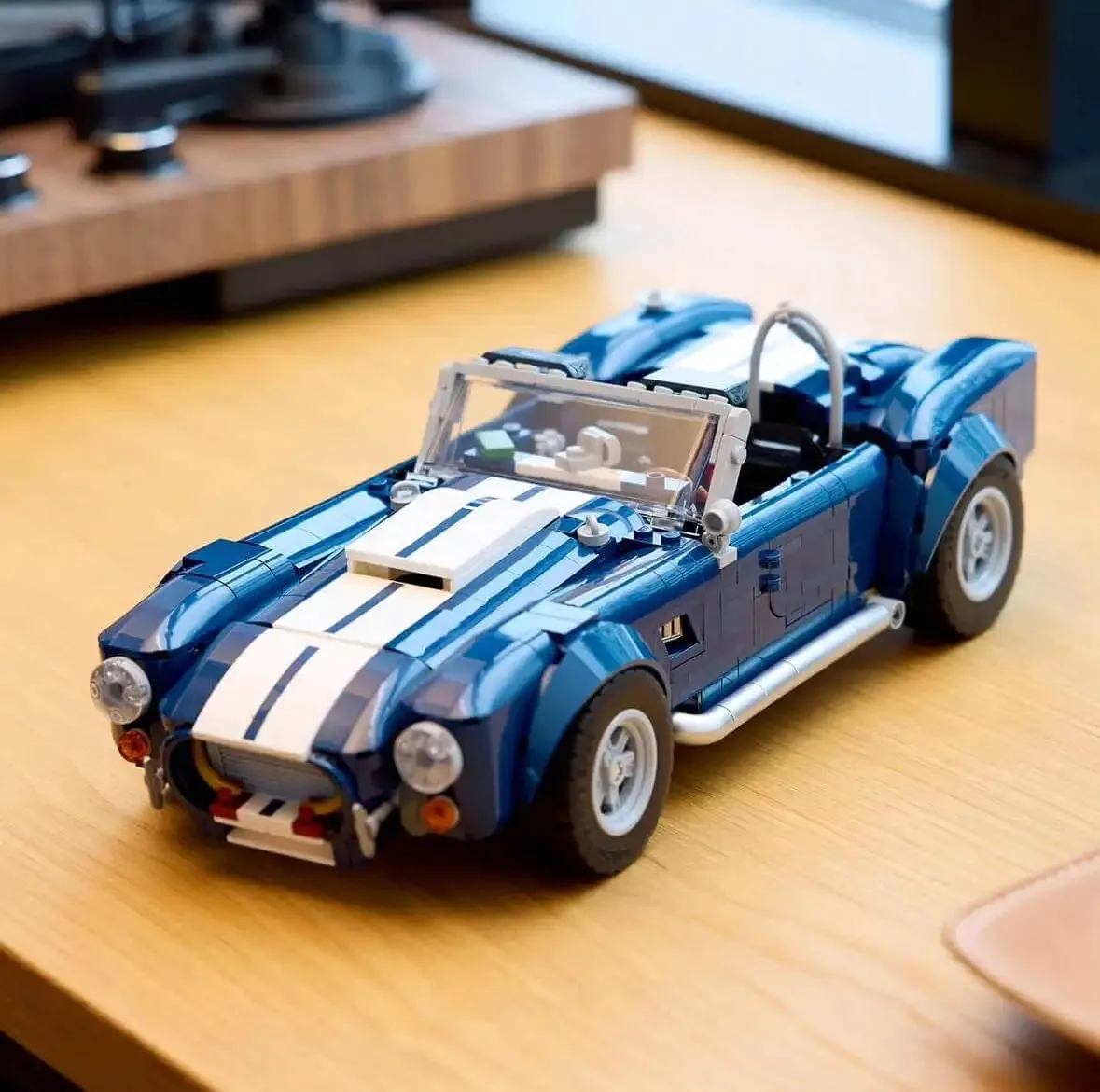 

FIT 10357 Technical Blue COBRA Super Car Building Blocks Brick Vehicle Model Car DIY Toy For Adult Boy Christmas Birthday Gifts
