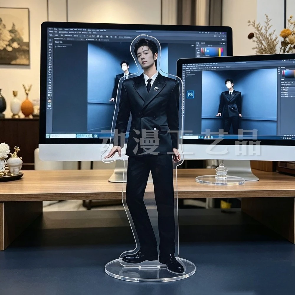 Xiao Zhan's Self-made Characters Handsome Acrylic Desktop Ornament Decoration Standing Sign Collection Commemorative Keychain