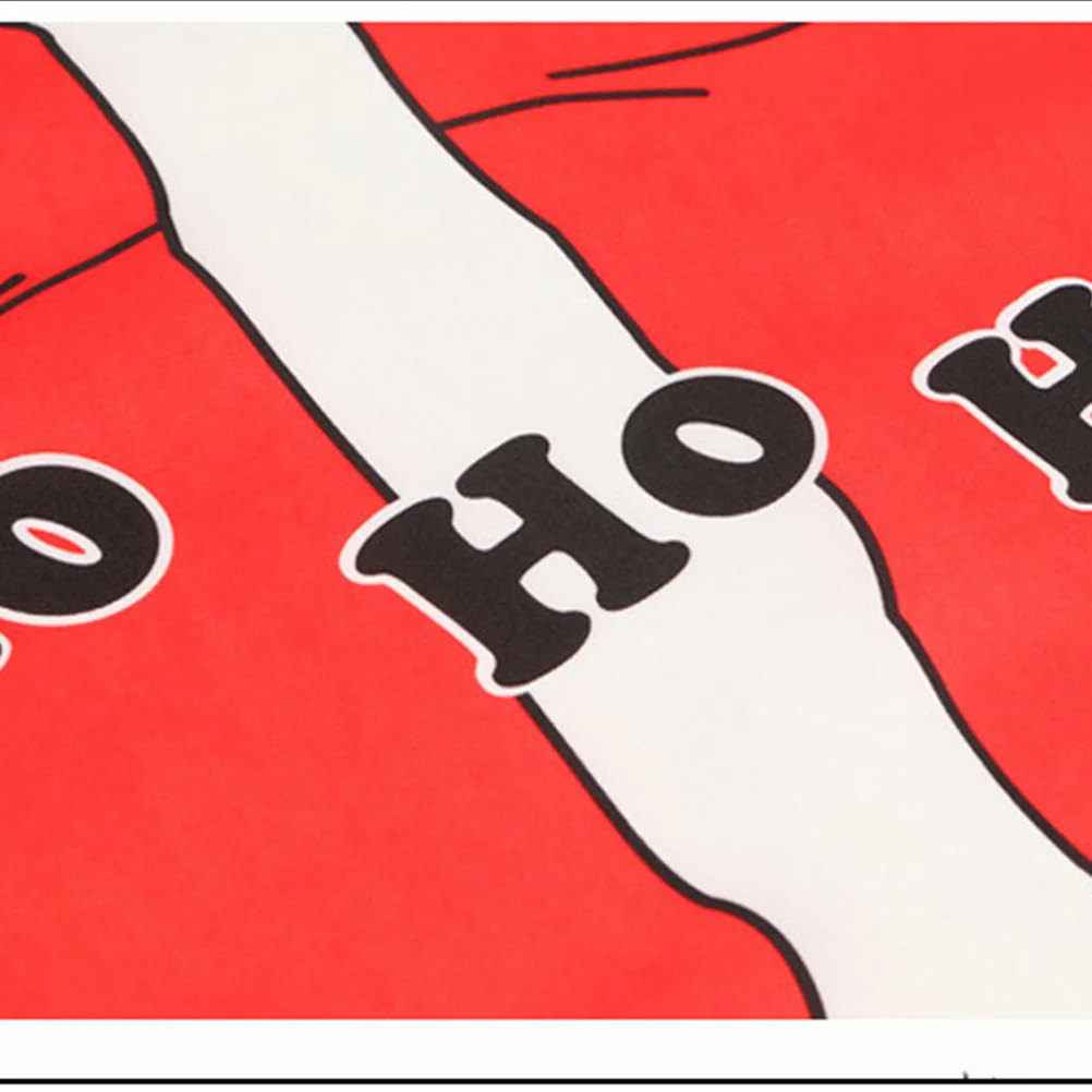 

2Pcs Christmas Aprons Red Old Man Pattern Comfortable Kitchen Aprons for Restaurant Waiter Waitress Holiday Cosplay Party