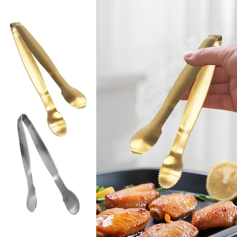 Serving Tongs Stainless Steel Grilling Grip Tongs Multipurpose Kitchen Utensils For Cooking Turning Serving Buffet Daily Kitchen