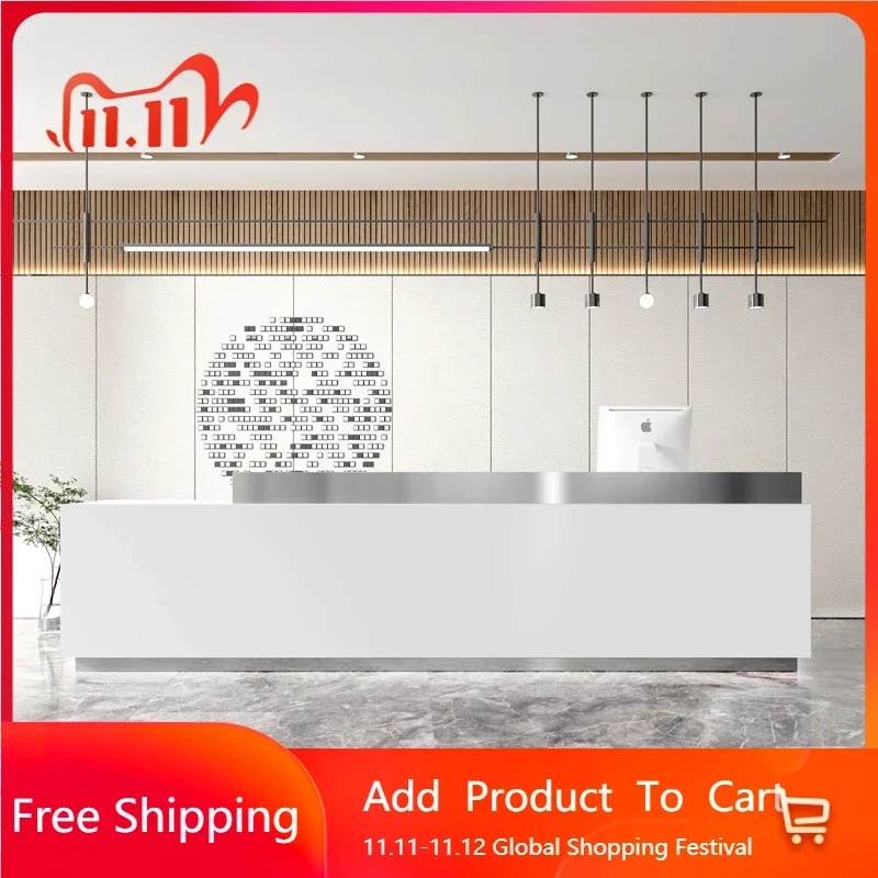 

Nordic Counter Cash Register Reception Business Desks Computer Hallway Table Office Clothing Store Service Backyard Furniture