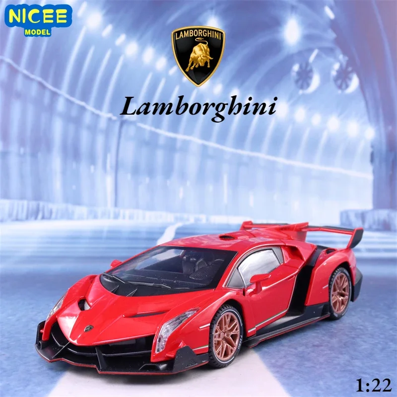 

1:22 Lamborghini Poison Veneno Car Model Simulation Sports Car Diecast Alloy Car Model For Gift Collection Ornaments A442