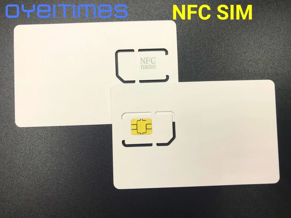 OYEITIMES Factory 2FF/3FF/4FF LTE/WCDMA/NFC Test SIM Card dla Aglient 8960, CMU200, CMW500 Anritsu MT8820C NFC SIM Card