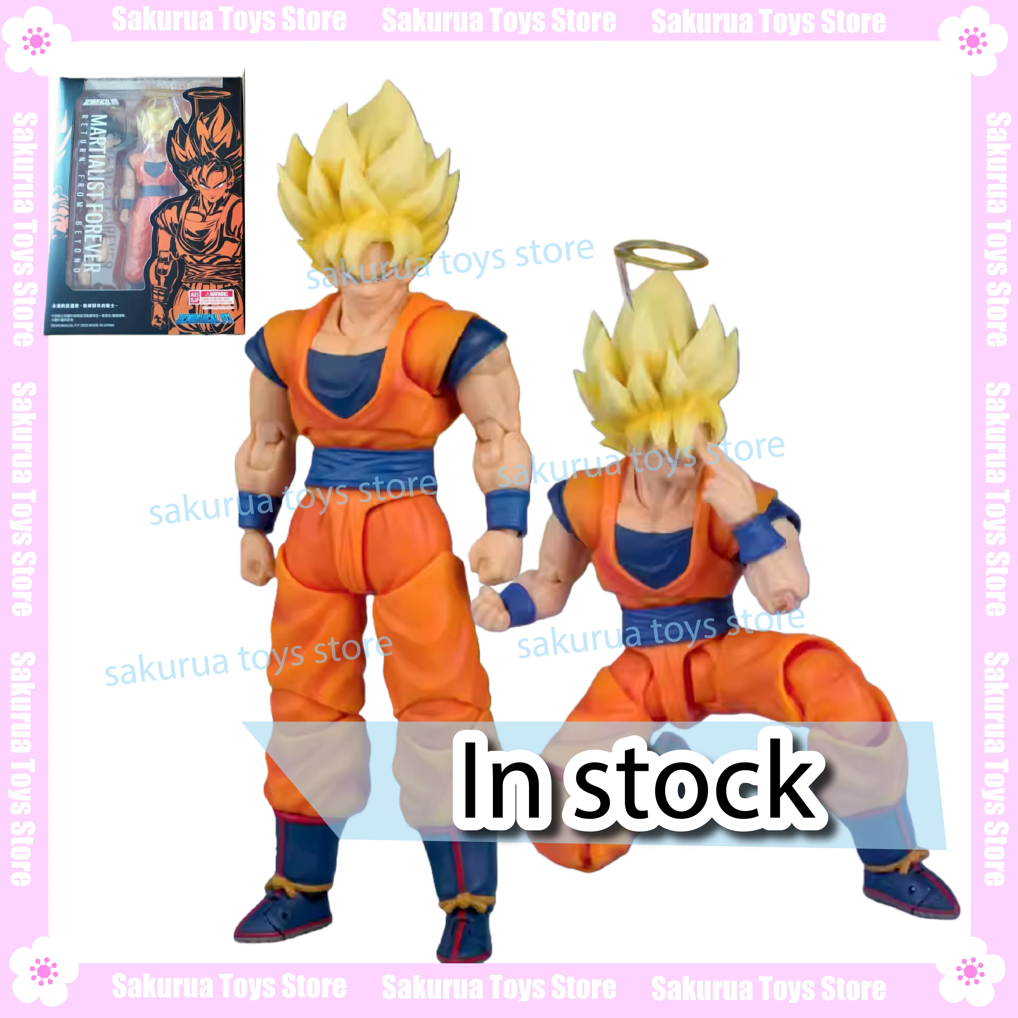 Na Stanie Wieczny Mistrz Sztuk Walki Powrót Wojownika z Drugiego Światu Goku 3.0 Figurka Kolekcjonerska Prezent