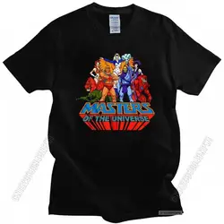 He-Man And The Masters Of The Universe T Shirt Men Cotton T-Shirt O-Neck Cartoon Skeletor Tee Top Graphic Tshirt Streetwear