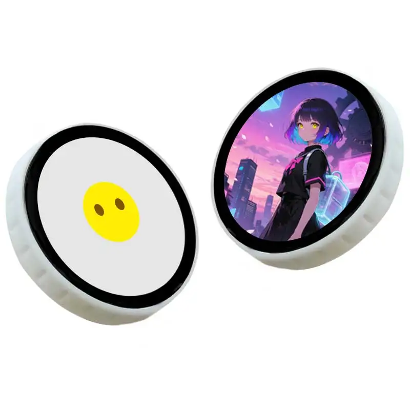 ESP32-S3 1.85 بوصة شاشة LCD مستديرة N16R8 مجلس التنمية DeepSeek AI الدردشة الصوتية صندوق روبوت تلفزيون صغير شحن مغناطيسي