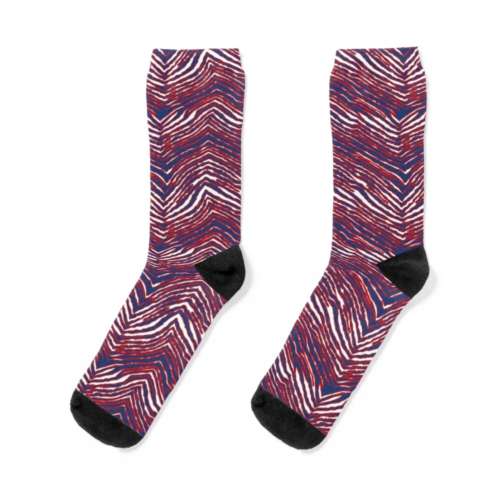 Buffalo ZigZag Pattern Socks designer brand Christmas new year Novelties Luxury Woman Socks Men's