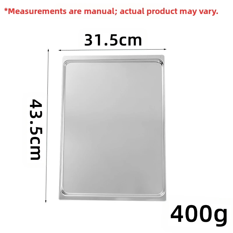 Bread Pan Aluminum Baking Tray Easy Release Design Food-Safe Aluminum Multi-Purpose Use Quick Cleaning Reinforced Rolled Edges
