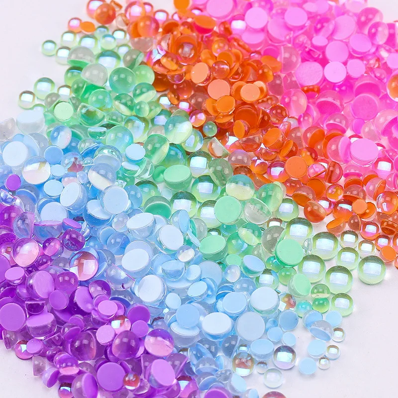 11colors SS6-20 mix1440pcs Mermaid tear cat eye beads Nail art Rhinestone 3D Glass Nail Art Decorations Garment Mix Rhinestone