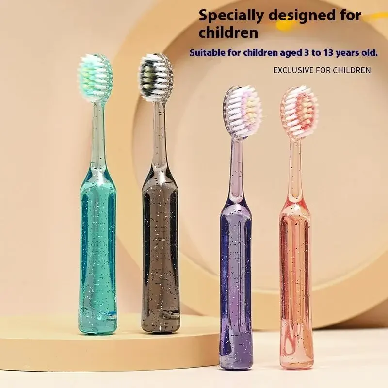 2 pz/set Bambini Spazzolino Da Denti A Setole Morbide Sbiancamento Dei Denti Spazzole Per I Bambini di Età 3-12 Anni Dentale Igiene Orale Spazzolino Manuale