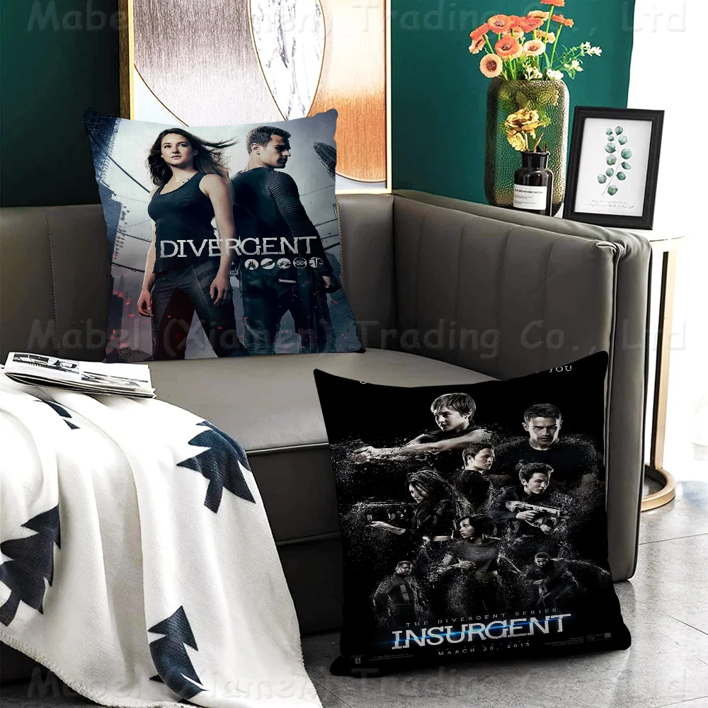 Divergent Movie Classic Pillow Anime Pillow Sofa Bed Head Pillow Cover Cushion Cover 45x45 Cm Fashion