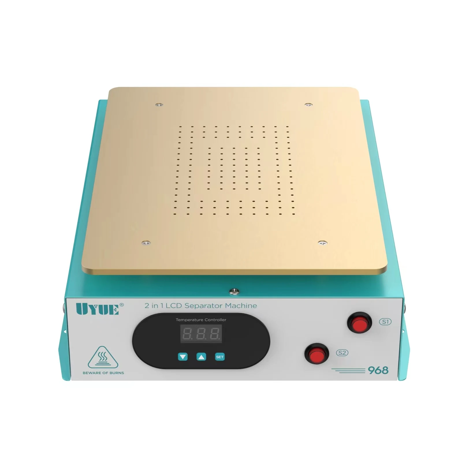 600W LCD Separator Built-in Vacuum Pump Double Pump Split Screen Repair For Touch Screen 2 In 1 14 Inch Tools Uyue 968