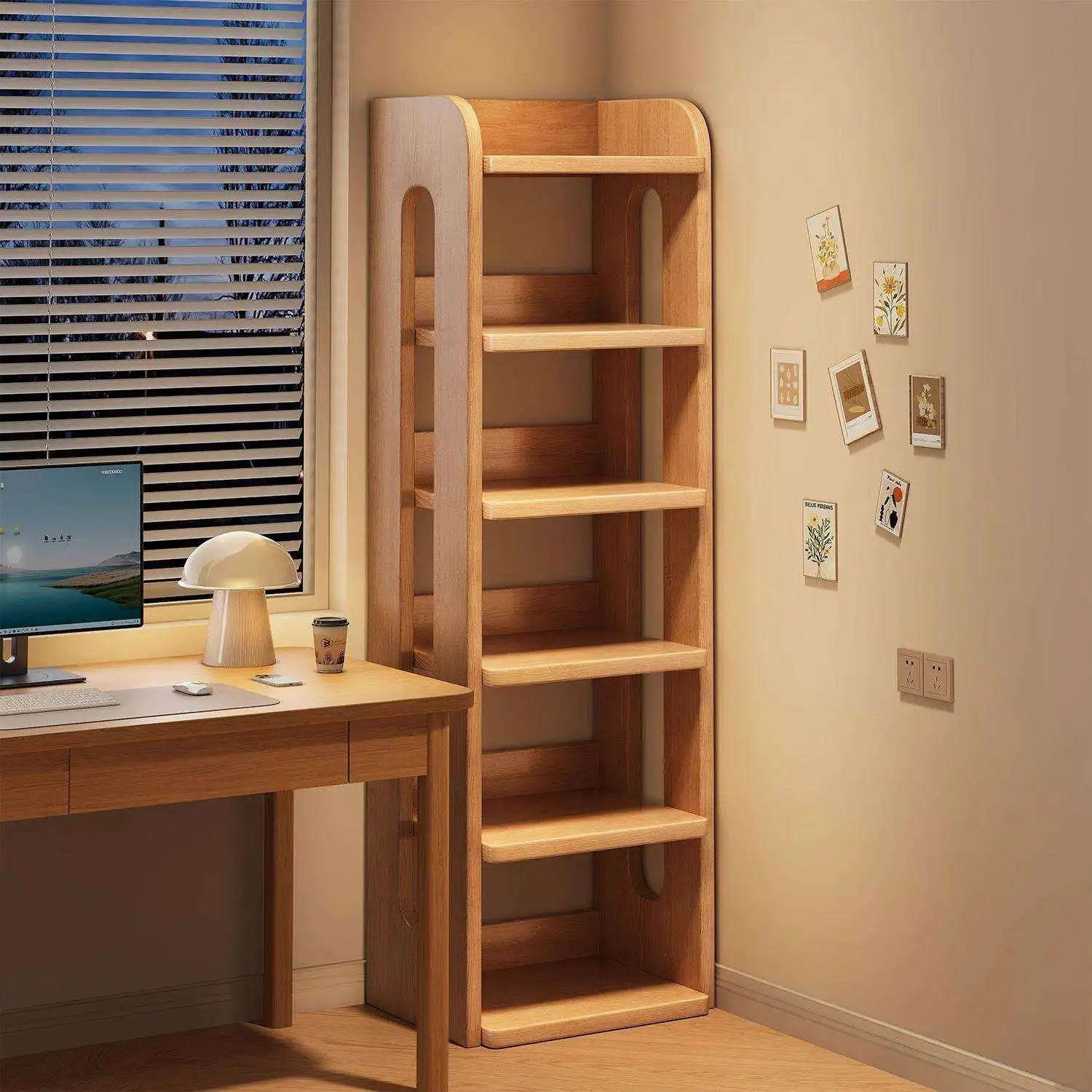 wood-bookcase-simple-wall-mounted-corner-storage-cabinet-does-not-occupy-space-ideal-for-students-and-home-use