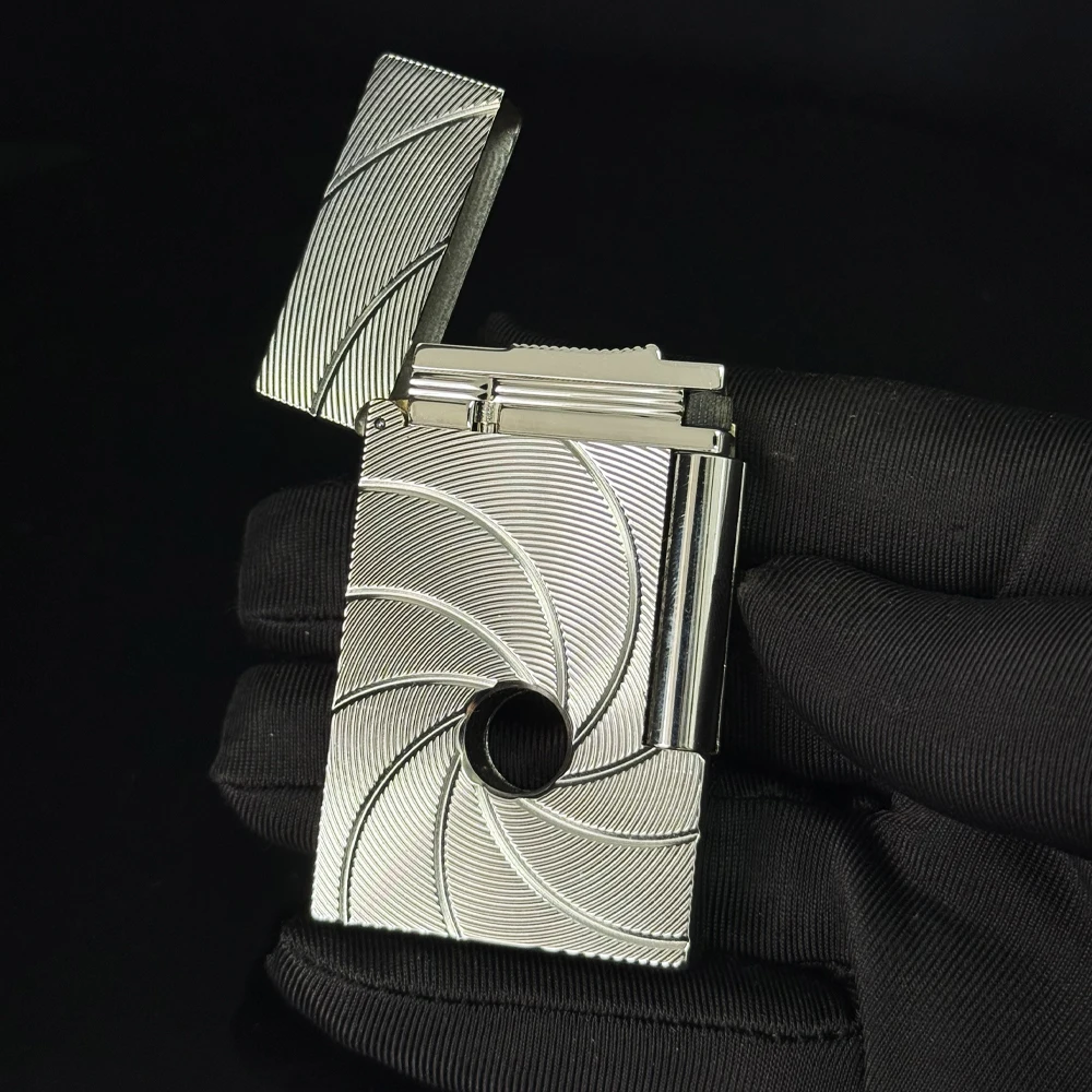 007 lighter Black Hole Swirl Metal custom-made lighters, limited edition collaborations,Cigarette accessories Men's gifts - view 4