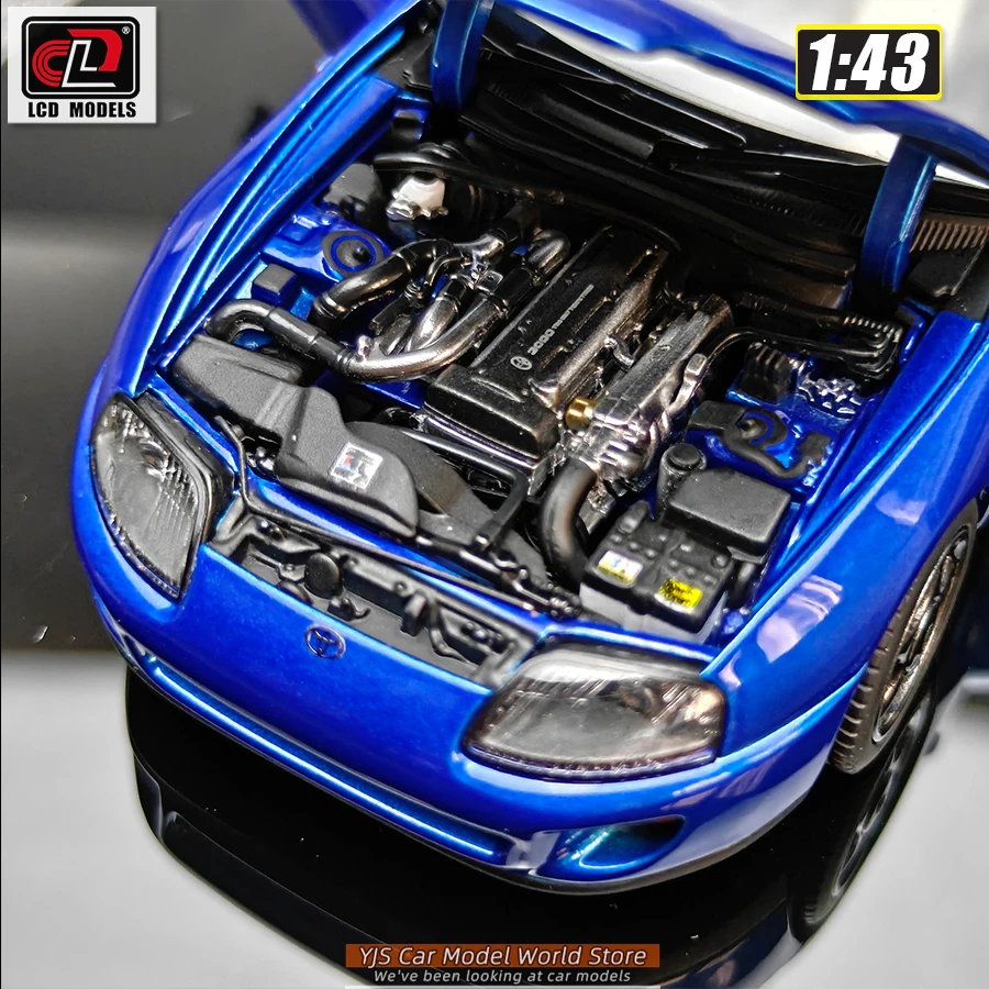 LCD 1/43 Toyota Supra A80 Sports car model Metal car model Static
