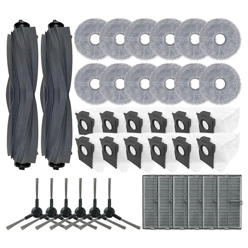 

B89B-Для Dreame L10s Pro Ultra Heat/X30 Ultra/X30 Pro Запасные части Основная щетка Боковая щетка Мешок для пыли Фильтр Швабра Ткань