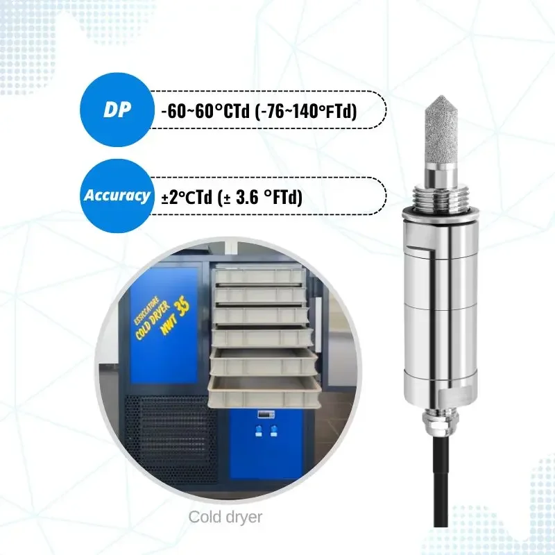 2025 Produsen HENGKO Grosir Rs485 Modbus-RTU Pemancar Sensor Titik Embun