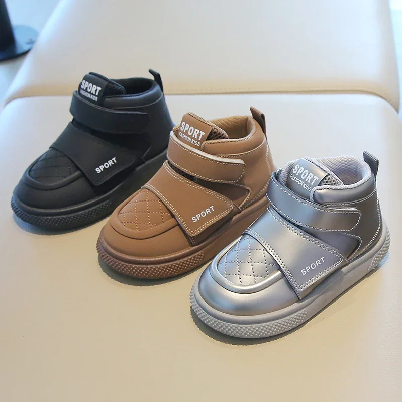 

Children's Sports Shoes 2025 Winter New Girls School Tennis Shoes Versatile Non-slip Kids Fashion Causal Boys Sneakers