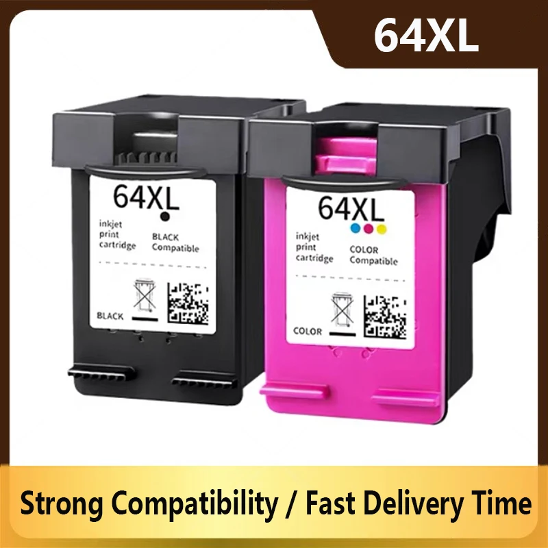 64XL 64 XL Compatible Ink Cartridge For HP 64 XL for HP64 Envy 6200 7100 7800 7164 7855 7864 6252 6255 Printer
