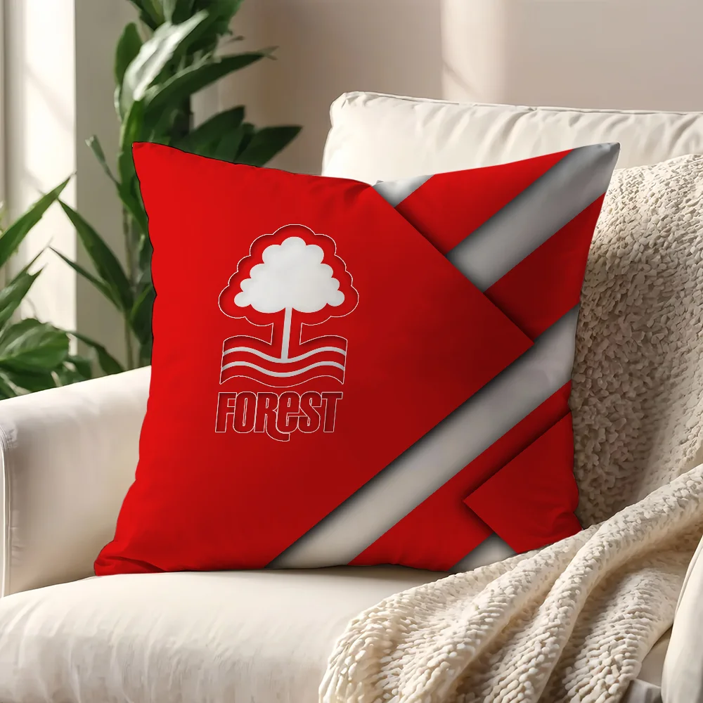 Football Club N-Nottingham F-Forest Cover Pillow Sofa Printing Decoration Room Home Office Coffee Shop Car Nordic Simplicity