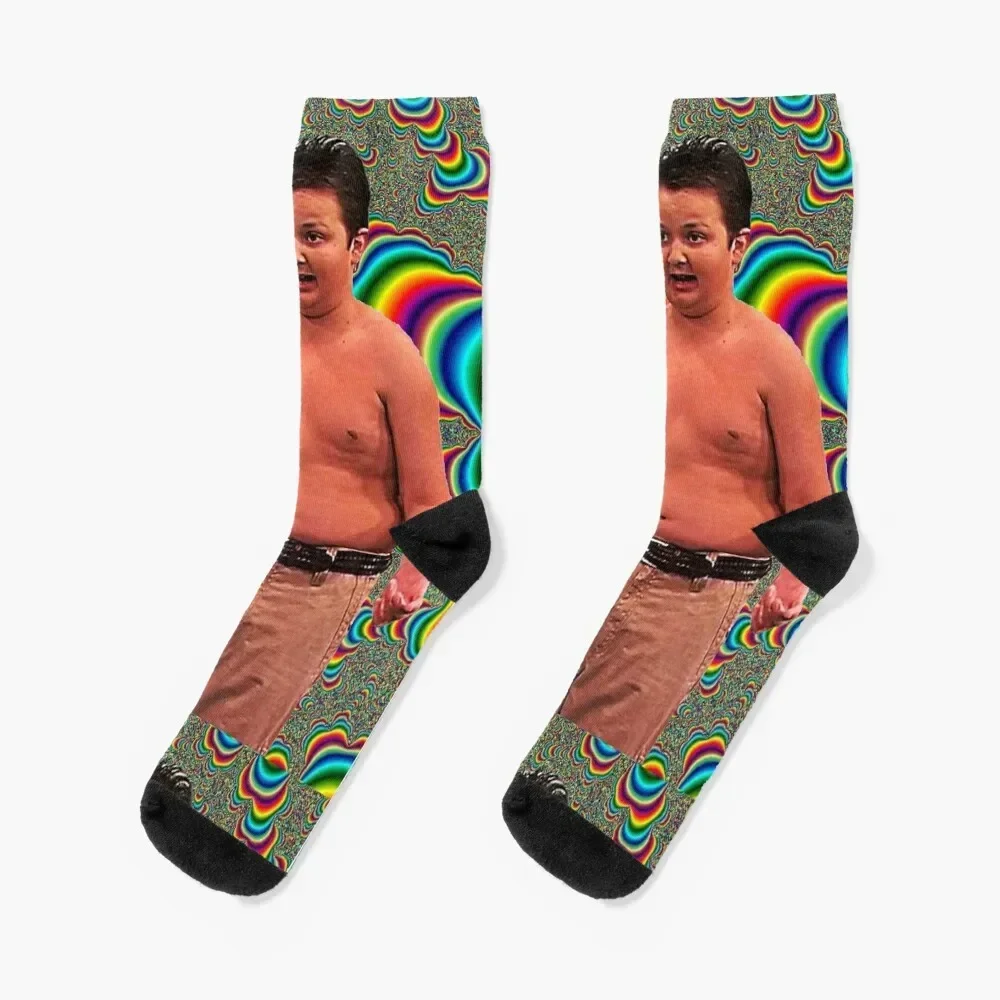 Trippy Gibby Socks man floor happy funny gift Women's Socks Men's