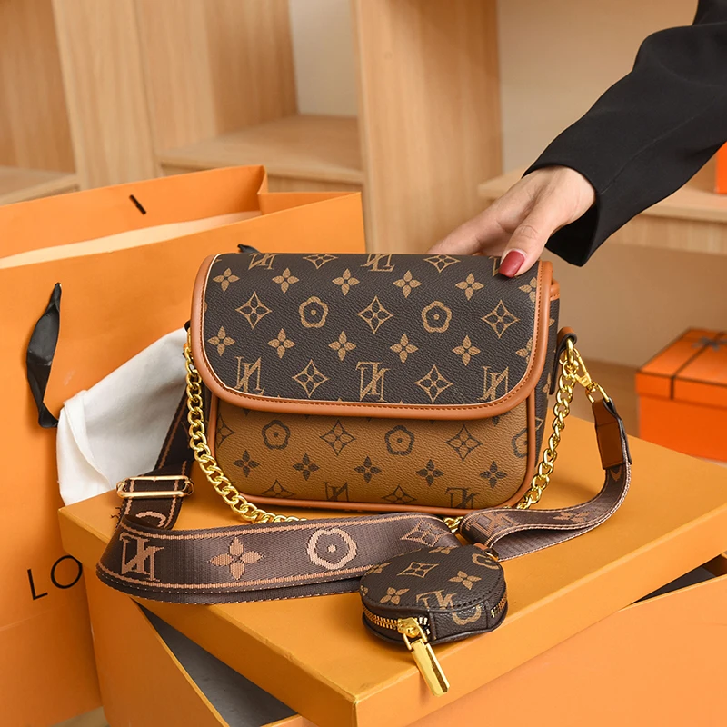 

Elegant Leather Crossbody Bag For Ladies, Shoulder Bag Convertible, Luxury Brand Handbags By Famous Designer