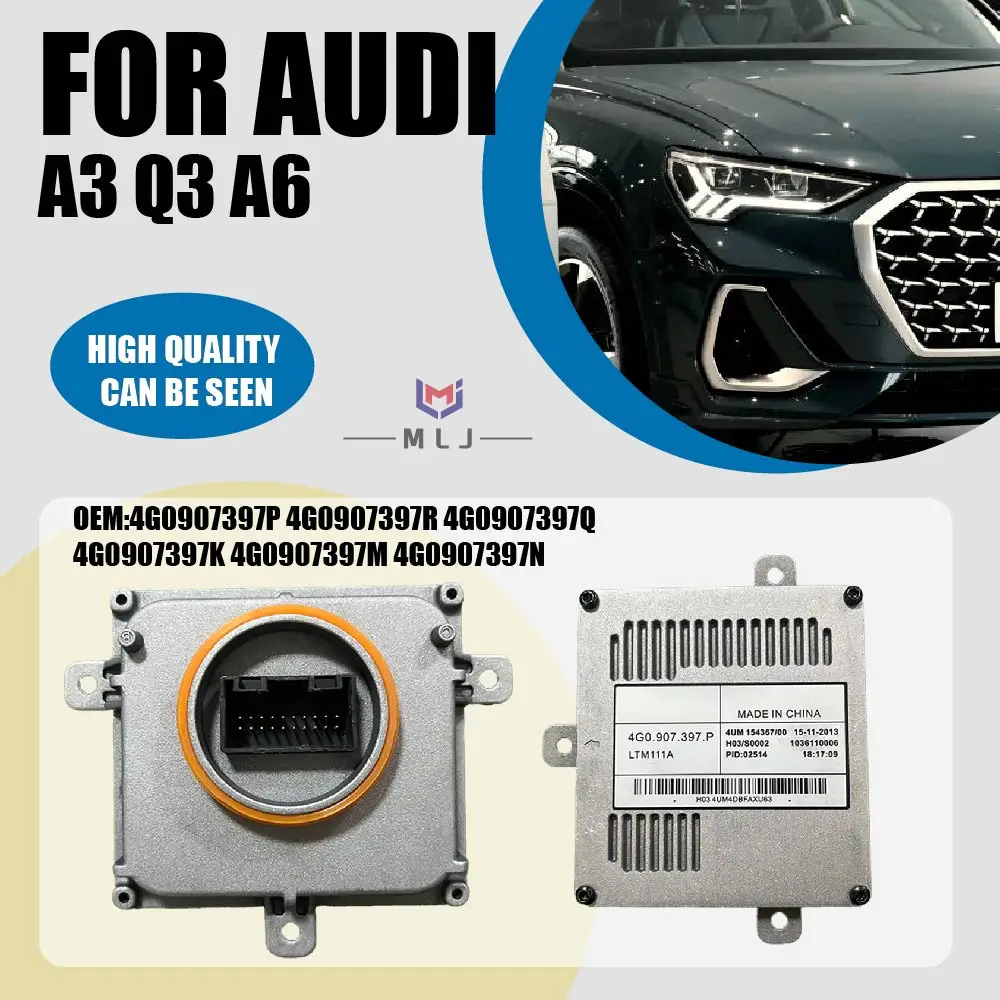 

For A3 S3 A6L Audi VW Skoda LED Control Module Computer Controller 4G0.907.397.P Headlight DRL Driver Ballast 4G0907397P