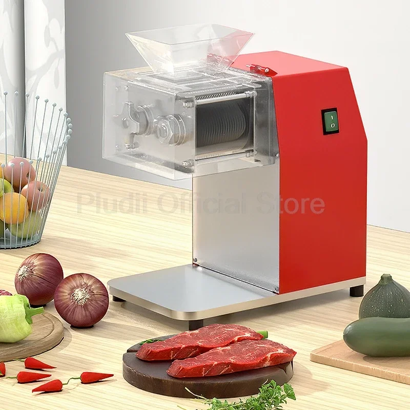 

1Pc1100W Commercial Meat Slicer Raised feed inlet Grinder SUS Electric Food Processor Kitchenaid Accessories For Beef Pork Lamb