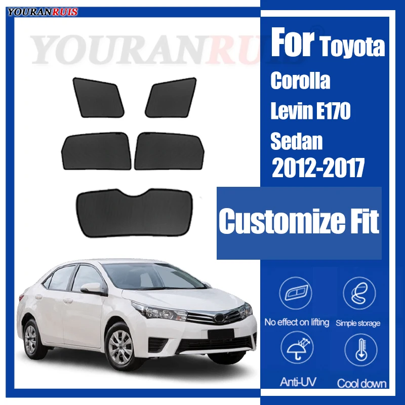 

Для Toyota Corolla Levin E170 Sedan 2013-2018 магнитные автомобильные окна переднего лобового стекла солнцезащитный козырек автомобильные солнцезащитные шторы