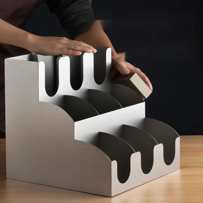 Acrylic Display Stand Milk Tea Shop Multi-layer Cup Holder Efficiency Enhancer Shop Presentation Rack and Organizational Shelf