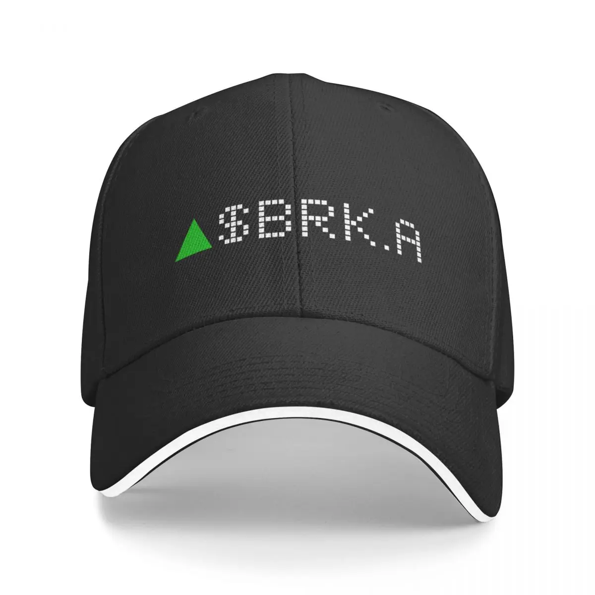 

Berkshire Hathaway Inc. Class A Stock Ticker Green - White Font Baseball Cap Sun Cap Horse Hat Luxury Woman Men's