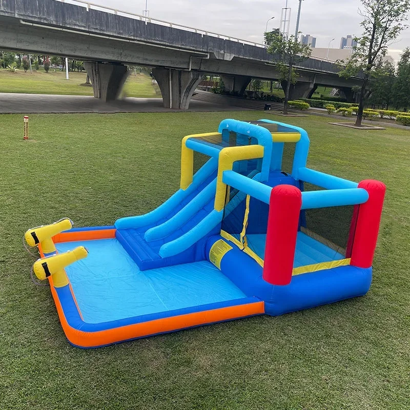 bumper cars flying spinner waterslide inflatable jumping castle for kids bounce house inflatable