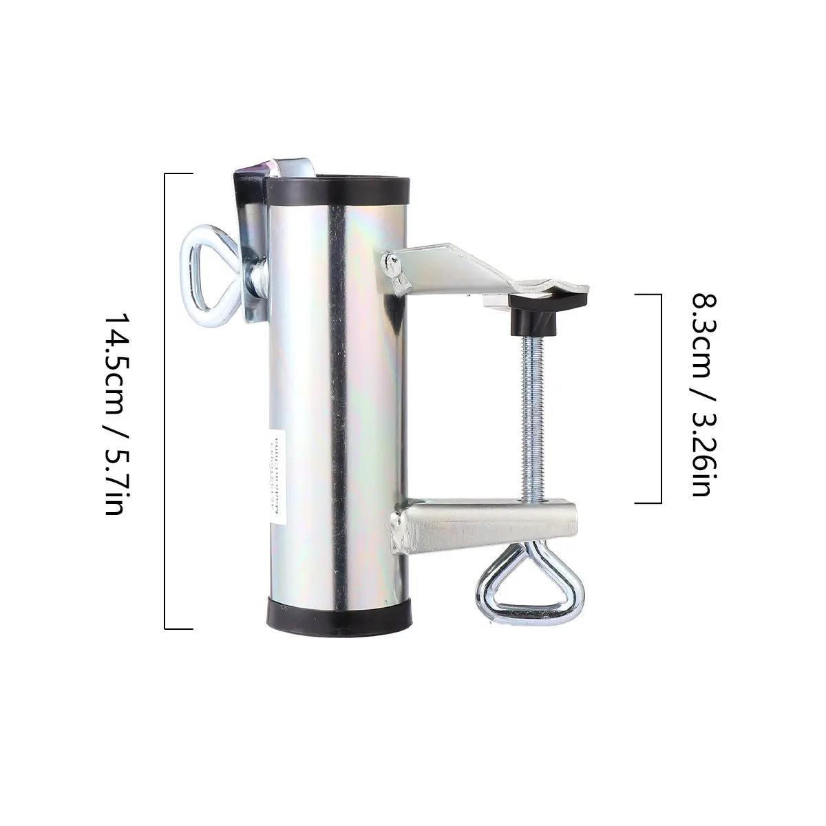 Outdoor Umbrella Fixed Clip Large Clamp Quick Release Screw Fixed Bracket Holder for Umbrellas Flags Fishing Poles Benches