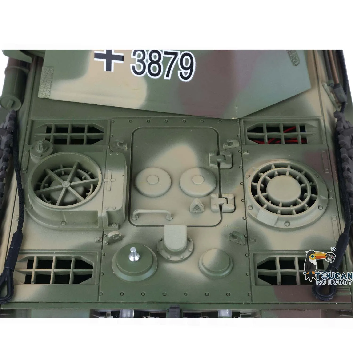 Zabawki dla dzieci Heng Long Model czołgu RC w skali 1/16 3879 7.0 Plastikowy niemiecki czołg Panther G RTR 360 °   Wirnik TH17486-SMT5