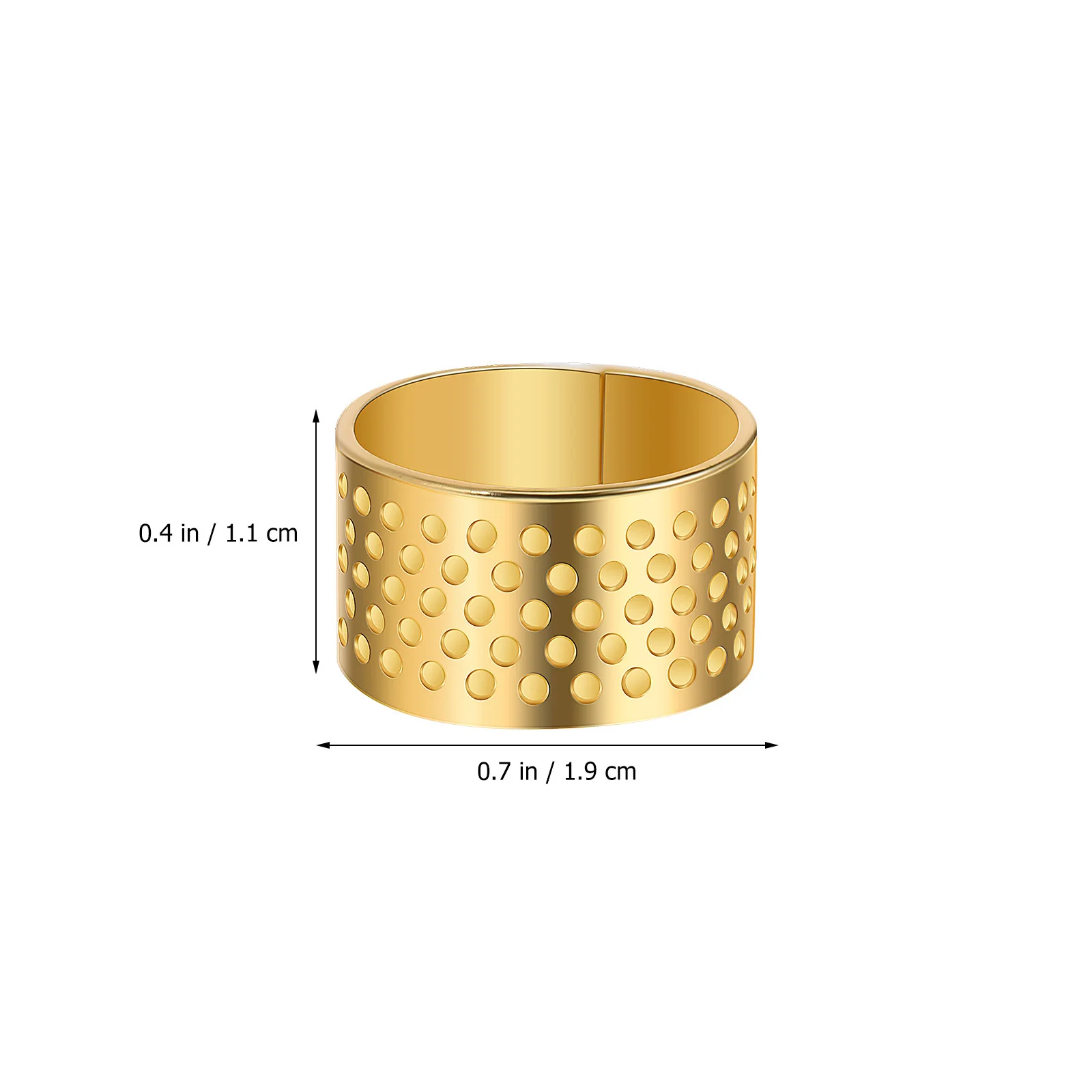 2 шт., металлические наперстки для ручного шитья, защитные наперстки, кольца для шитья, швейный инструмент