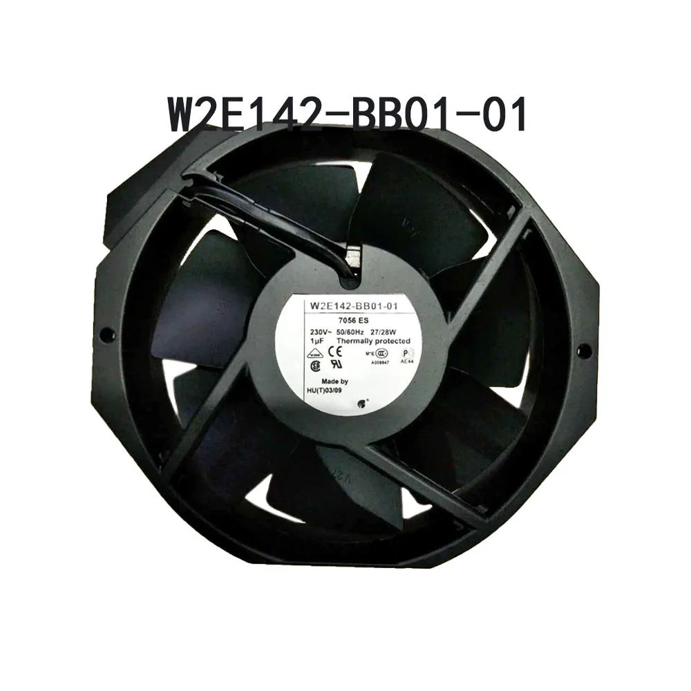 W2E142-BB01-01 7056ES Axial Fan 230VAC 27W Heat resistant fan 172*150*38mm Silent Cooling Fan