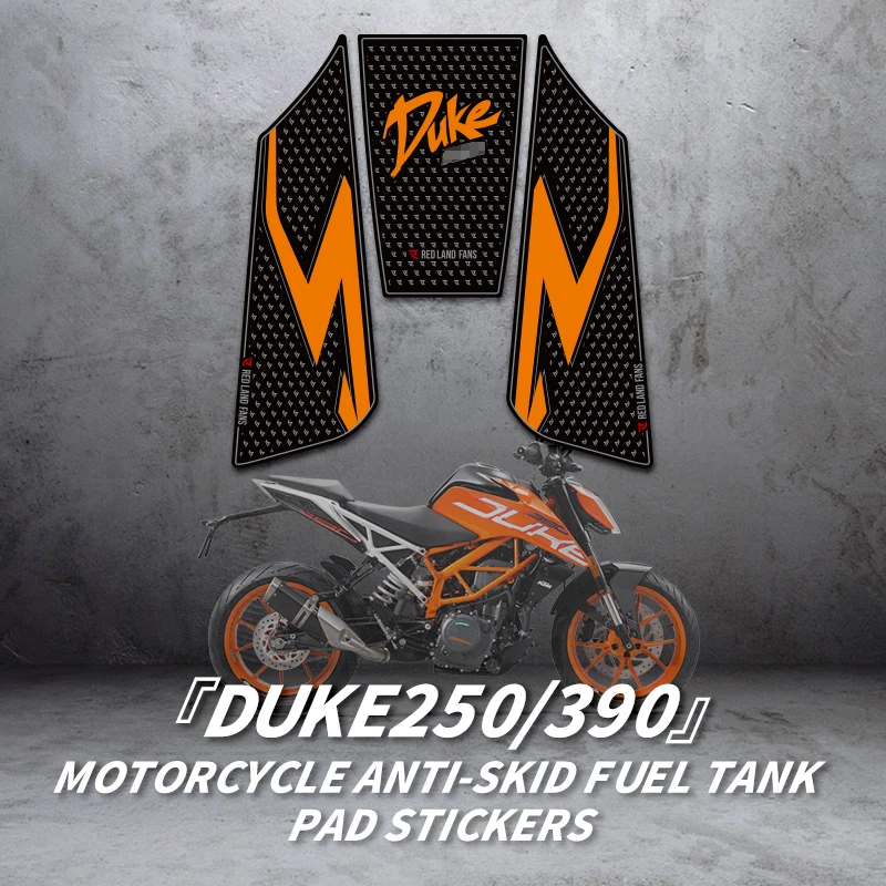 

Used For KTM DUKE 250 390 Motorcycle Accessories Gas Fuel Pad Decoration Refit Decals Of Fuel Tank Protection Stickers Kits