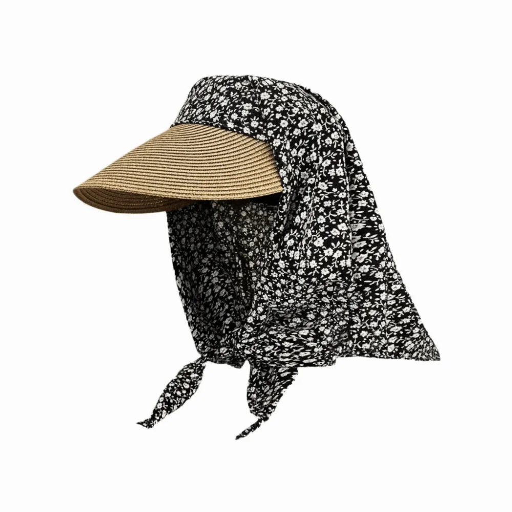 

Korean Style Headscarf Baseball Hat Pentagram Star Print Strappy Scarf Hat Hair Scarf Retro Letter Headscarf Hat Girl