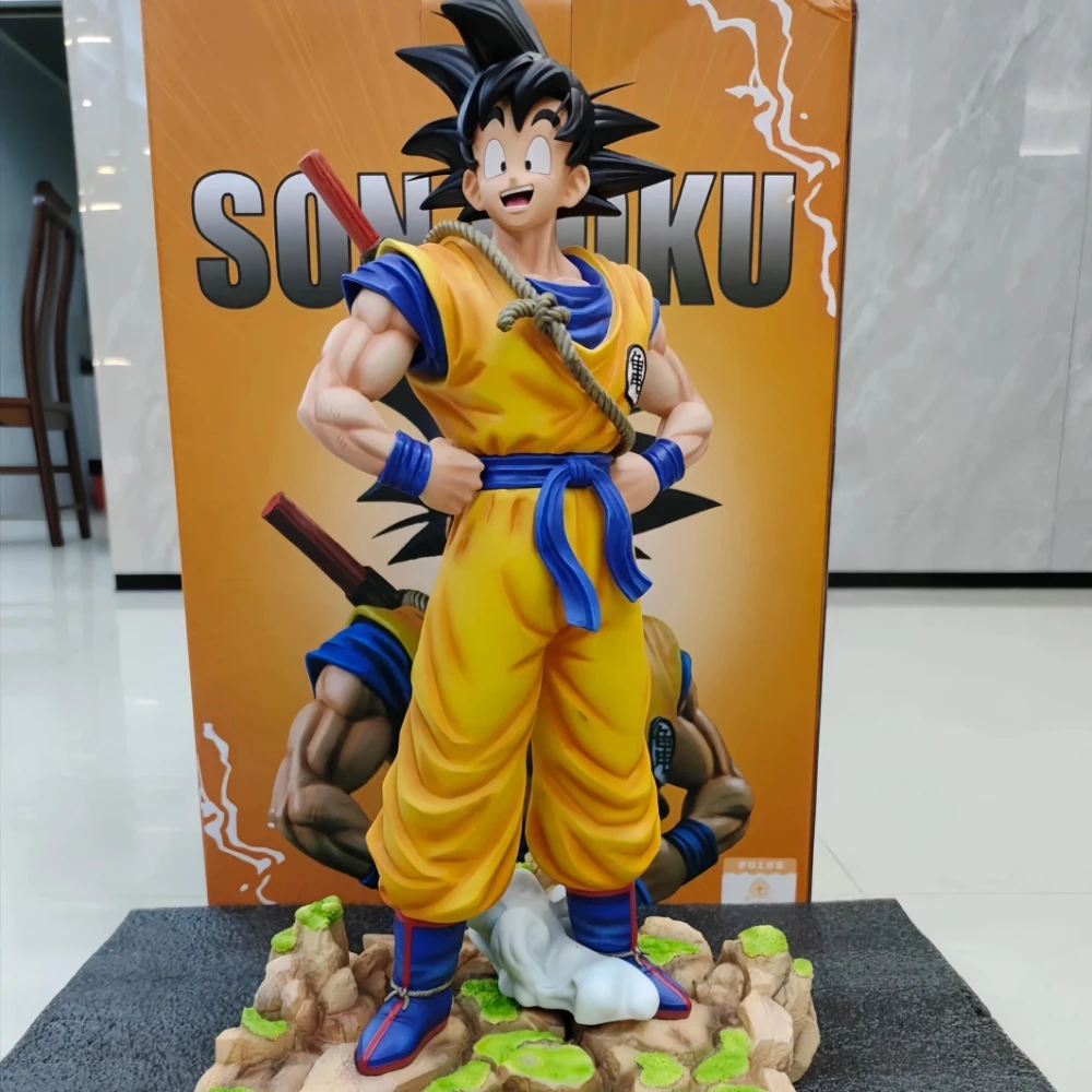 

Super Saiyan Dragon Ball Anime GK 29CM/11.42inch Dreamy Sun goku Standing Style Handmade Model Toy Gift