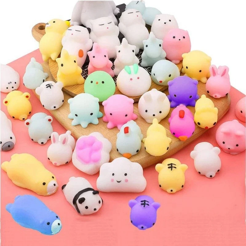 Mochi Squishy Toy Cute Animal Squeeze Antistress Kawaii Stuff Funny Gifts Kids Regalos Para Cumpleaños Infantil Invitados