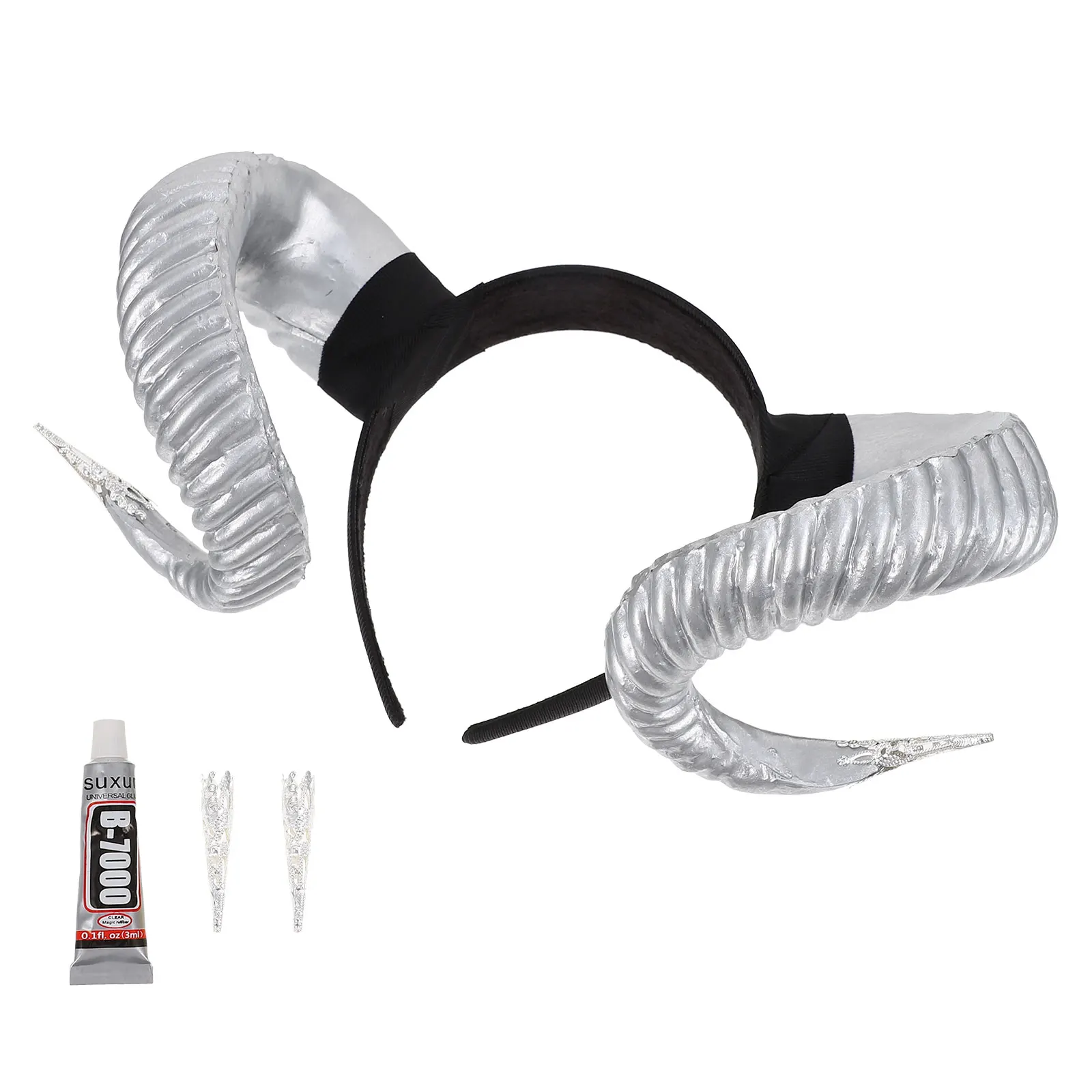 

Sheep Horn Hair Hoops Christmas Headb s Funny Cosplay Headdress Xmas Party Accessories Unique Resin Holiday Gift